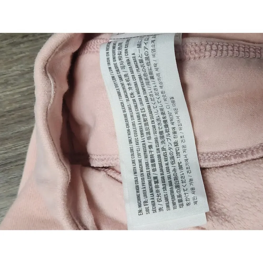 Abercrombie & Fitch Sweatpants Kids 11/12 PInk Logo Fleece NWOT Drawstring - Picture 9 of 9